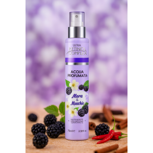Acqua profumata  mora e muschio 75 ml.