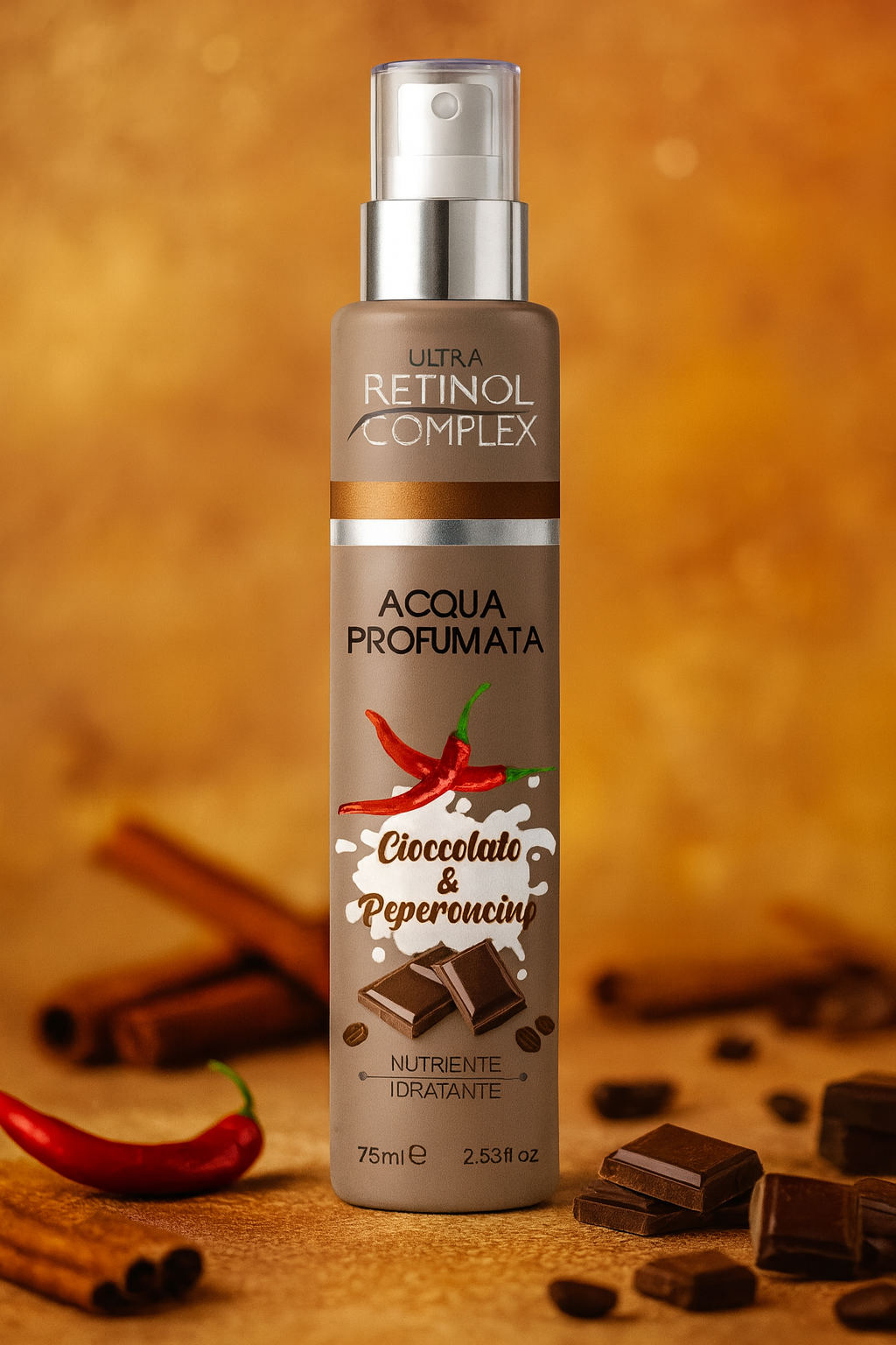 retinol complex acqua profumata retinol complex cioccolato e peperoncino 75 ml. - foto 1