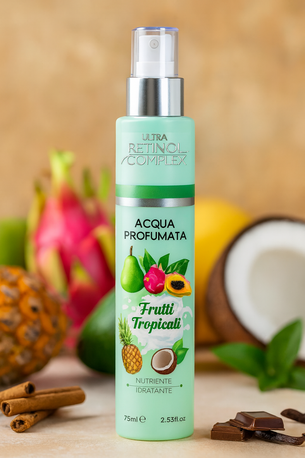 retinol complex acqua profumata retinol complex frutti tropicali 75 ml. - foto 1