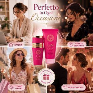 Gift box kyra sweet eau de parfum e body lotion donna