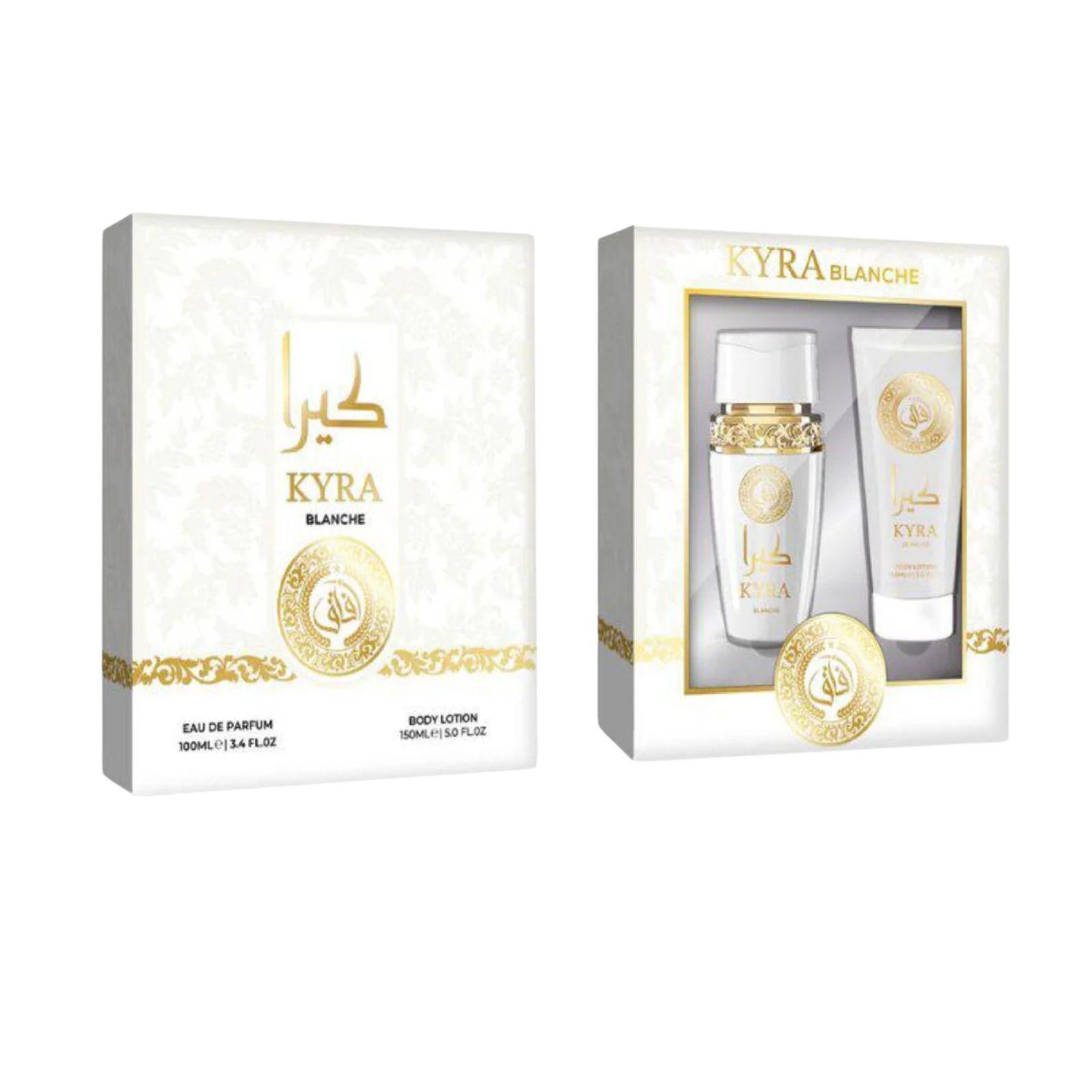 afaq afaq set profumo 100 ml & crema corpo 150 ml da donna - foto 1 Set AFAQ da donna, confezione doppia profumo 100 ml e crema corpo 150 ml