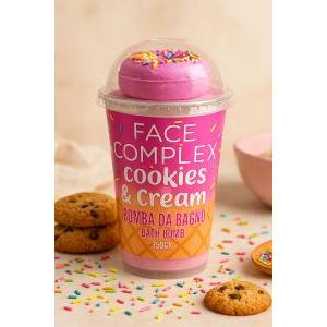 Kit sali da bagno e bomba da bagno cookies & cream , 350gr.