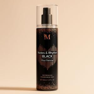 Body mist notes & rhythm black 100ml acqua profumata
