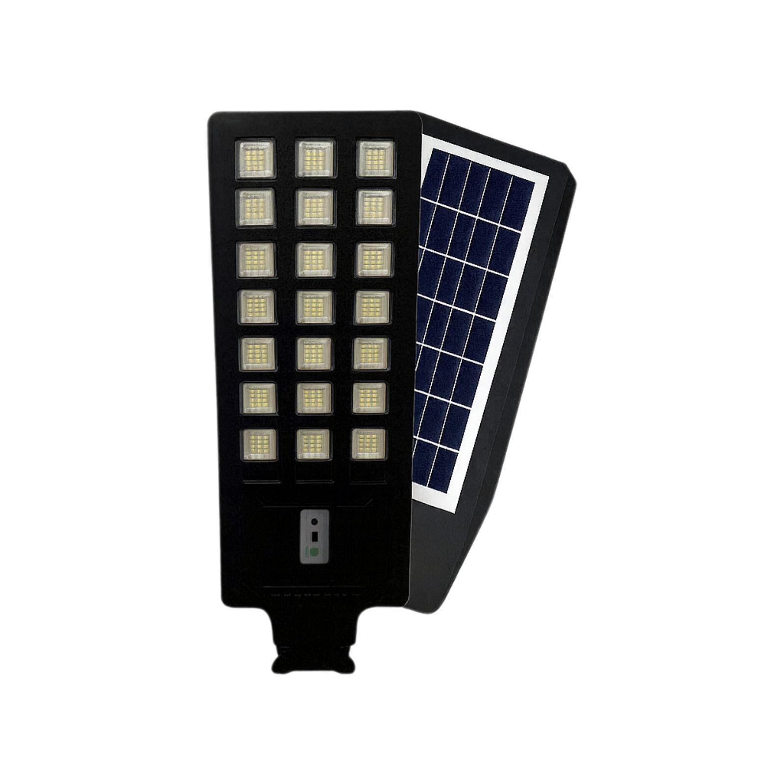 bavaria bidermayer bavaria bidermayer lampione stradale solare a led 2000w - foto 1 Lampione stradale solare a LED con pannello solare integrato, vista tre quarti