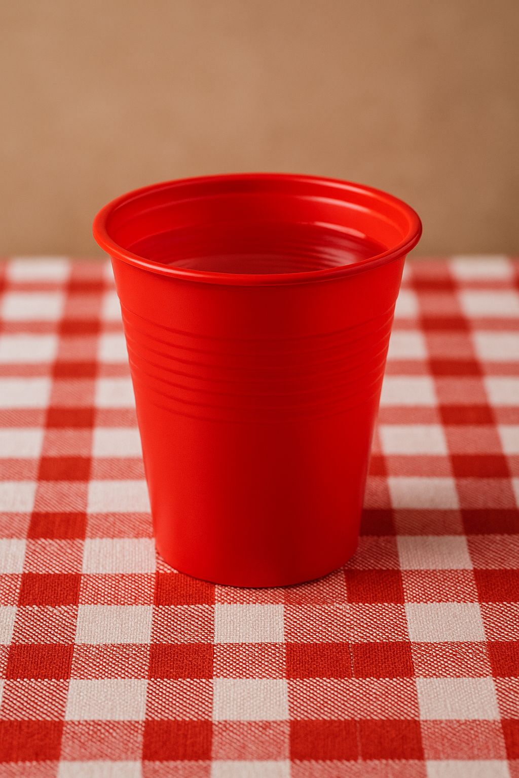 fatigati fatigati bicchiere di plastica da acqua rosso , 200ml , 50pz. - foto 1