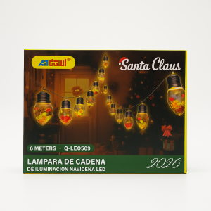 Lampada a catena luminosa led di natale