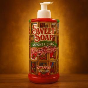 Sapone liquido di natale al sandalo
