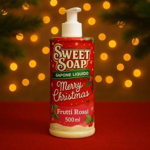 Sapone liquido di natale alla fruttirossi