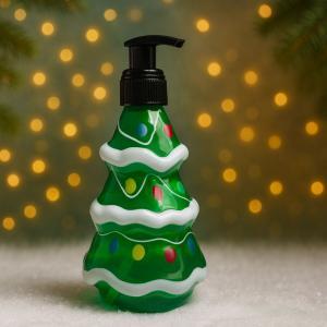Porta sapone natalizio a forma di albero verde