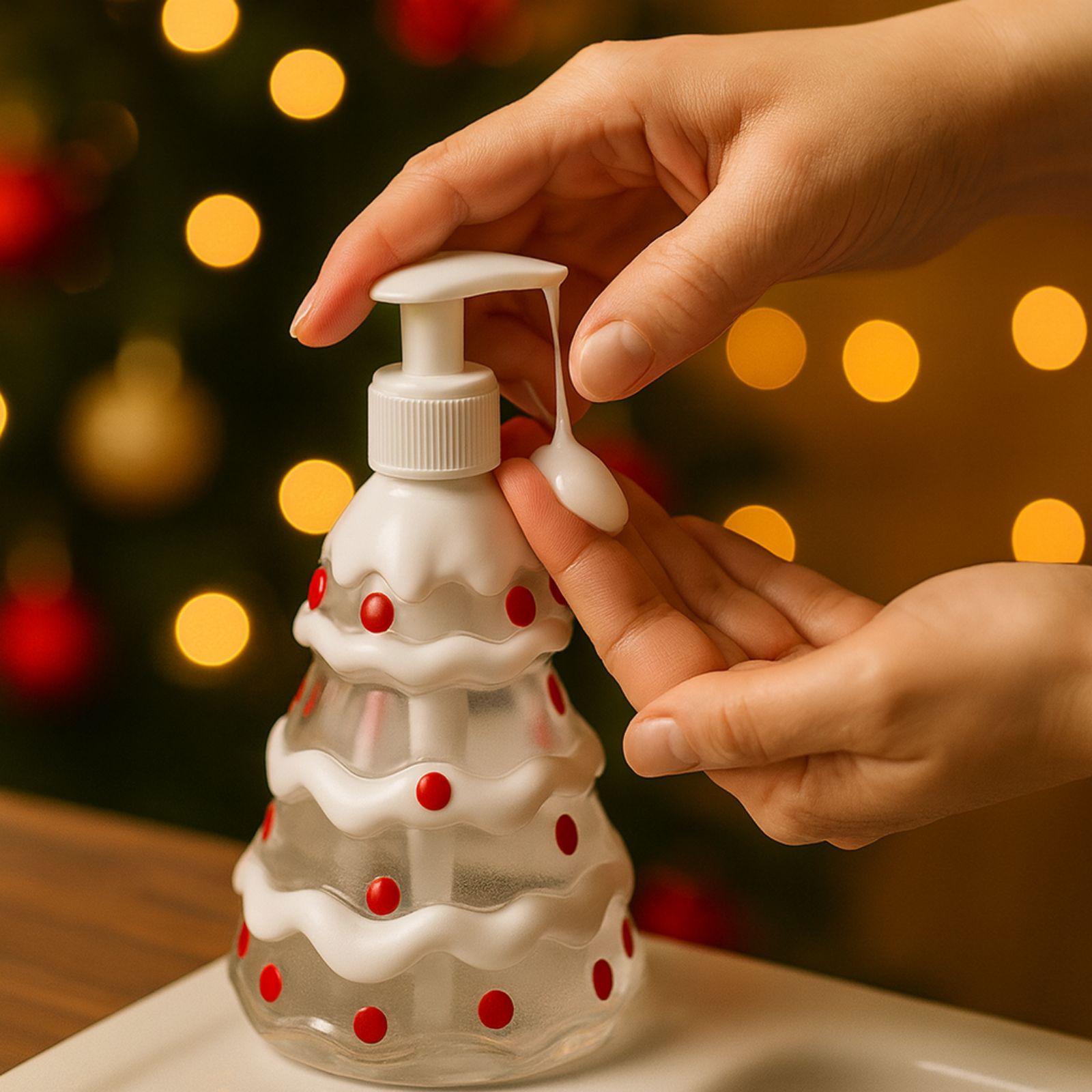  porta sapone natalizio a forma di albero bianco - foto 2