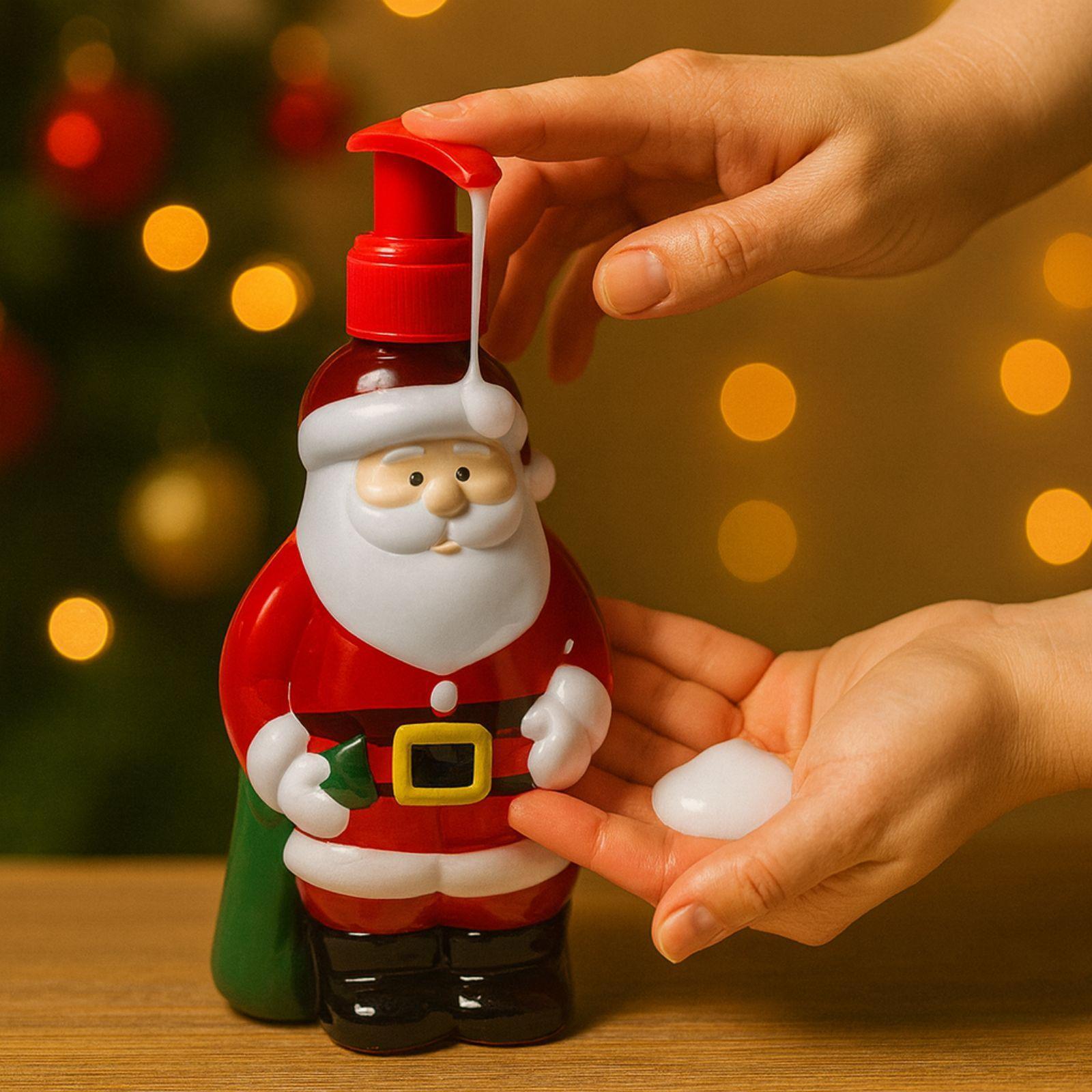  porta sapone natalizio a forma di babbonatale - foto 2