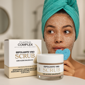 Scrub esfoliante viso con acido salicilico