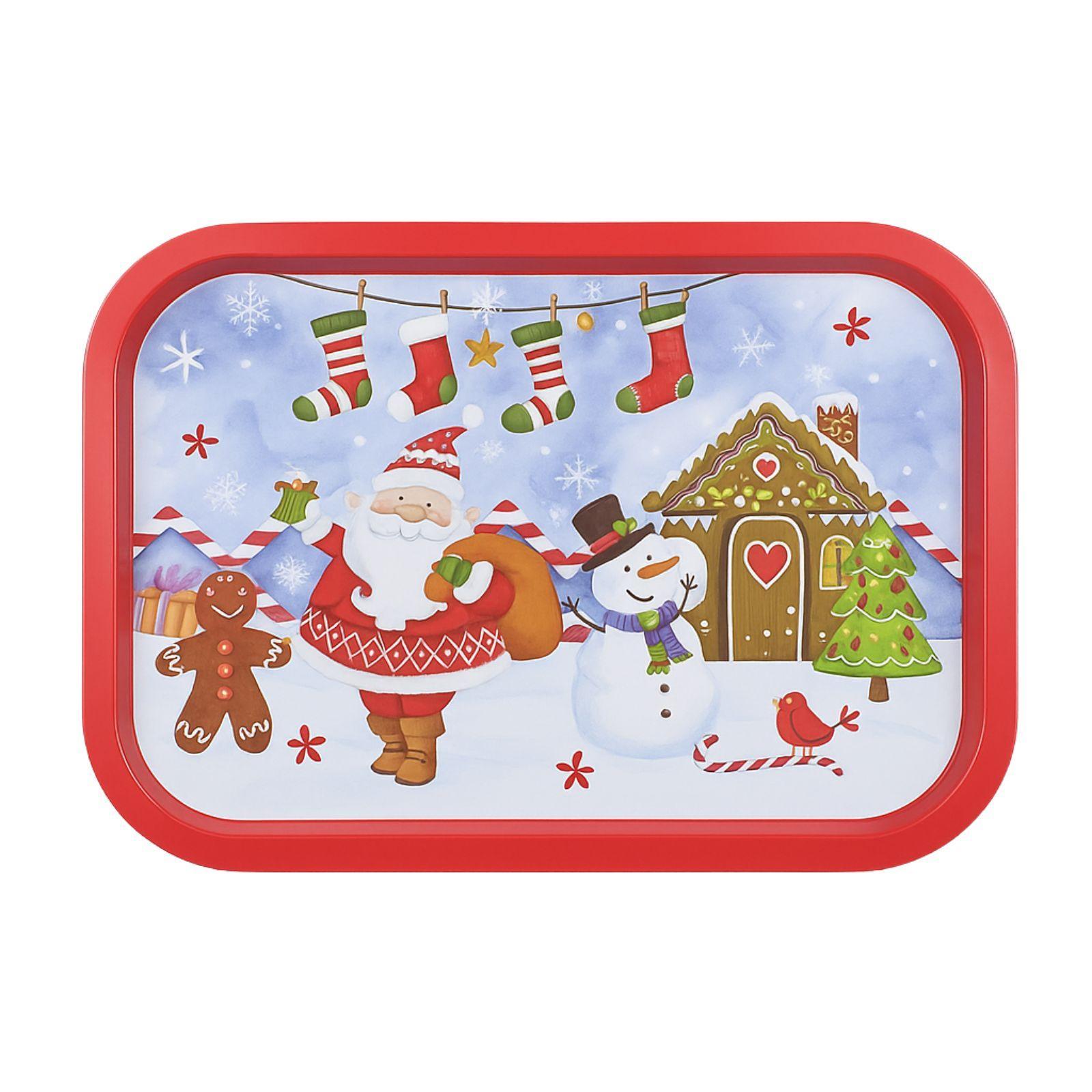 fatigati vassoio metallo natale - foto 1