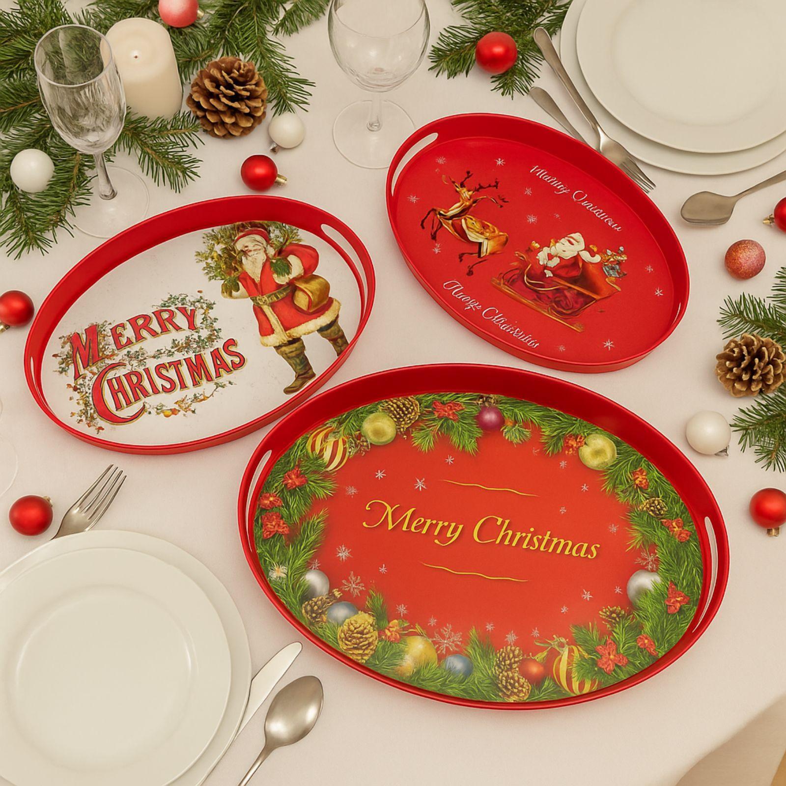 fatigati vassoio ovale ass design xmas - foto 4