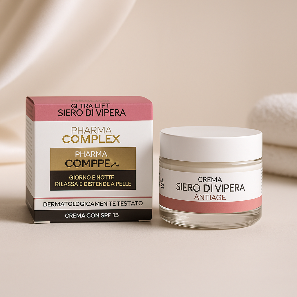 pharma complex pharma complex crema viso siero di vipera , 50ml. - foto 2