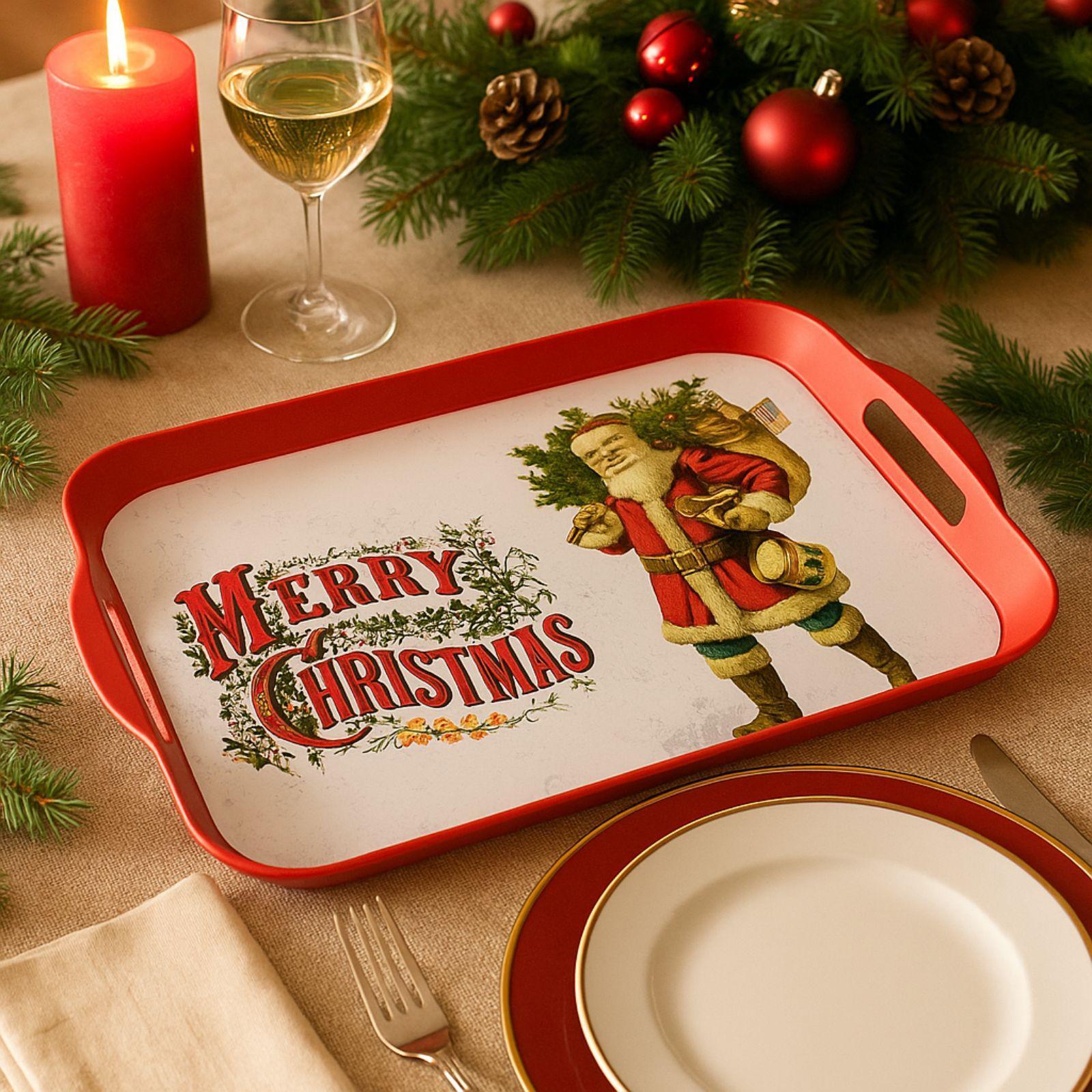 fatigati vassoio rettangolare xmas design - foto 2