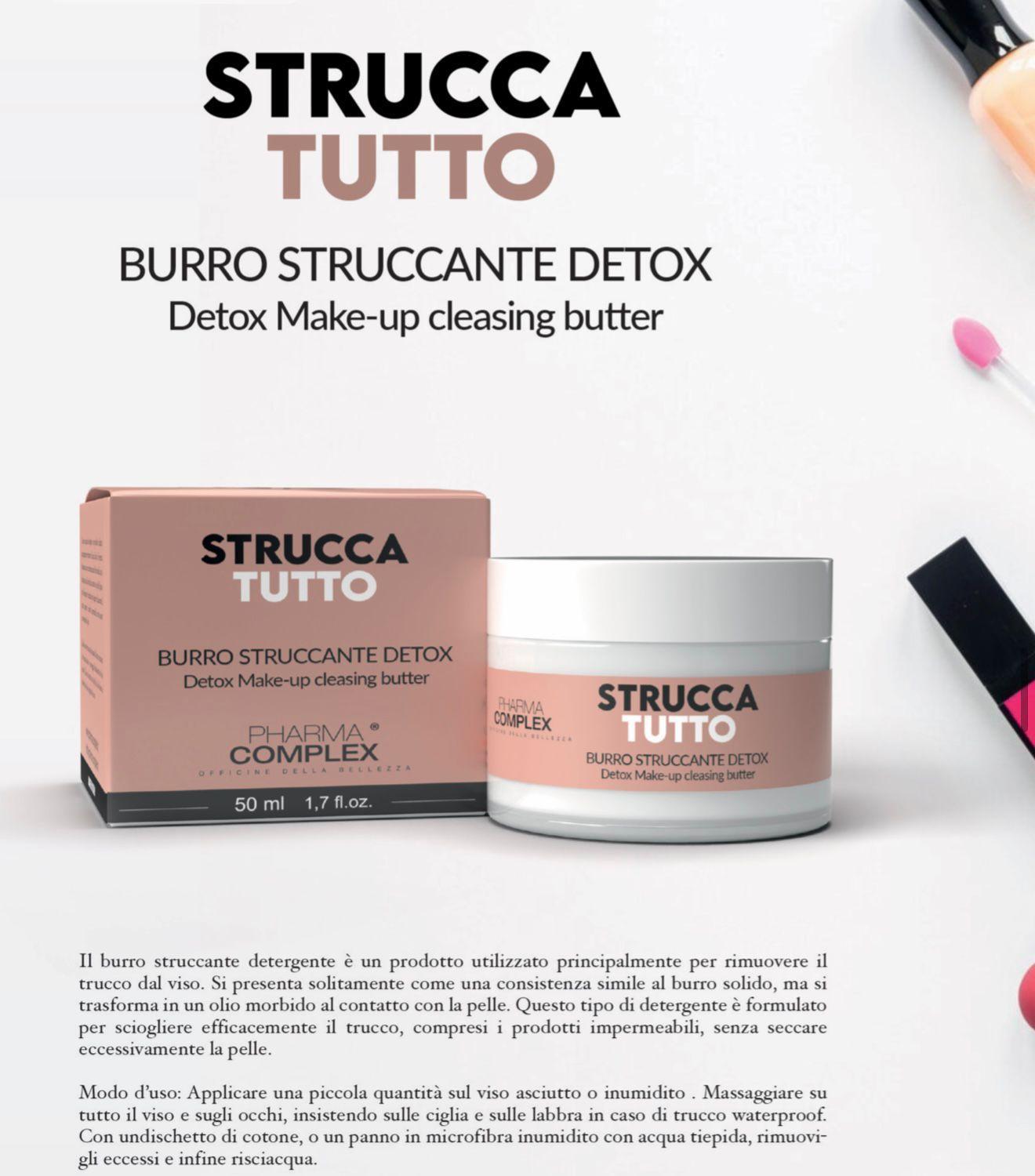 pharma complex pharma complex strucca tutto burro struccante detox 50 ml - foto 2