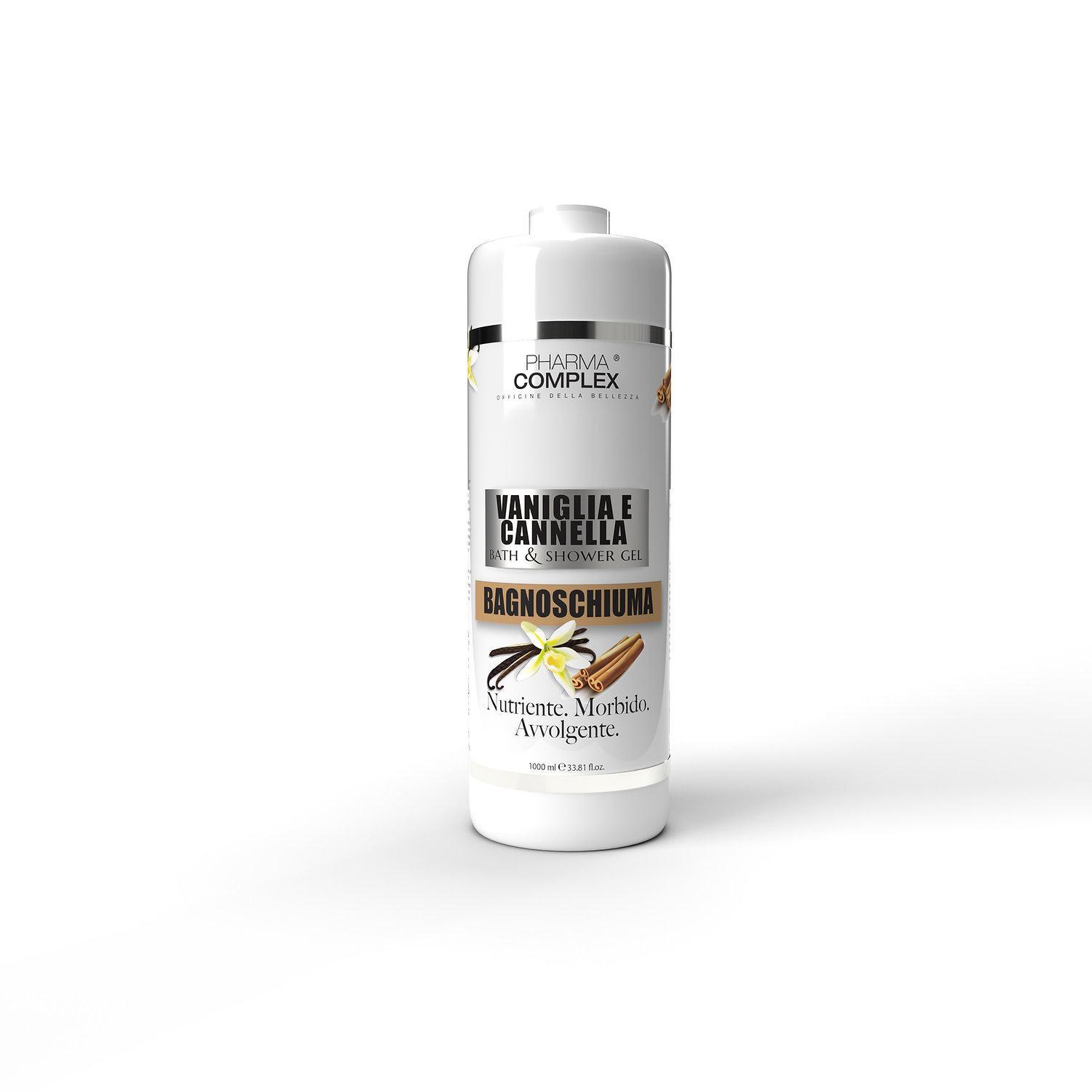 pharma complex pharma complex bagnoschiuma vaniglia e cannella 1000ml. - foto 2