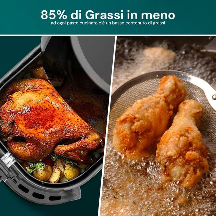 dpm friggitrice ad aria 8l dpm digitale - foto 5