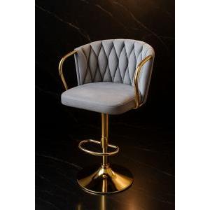 Coppia di sgabelli circle grigio chiaro (rotondi)