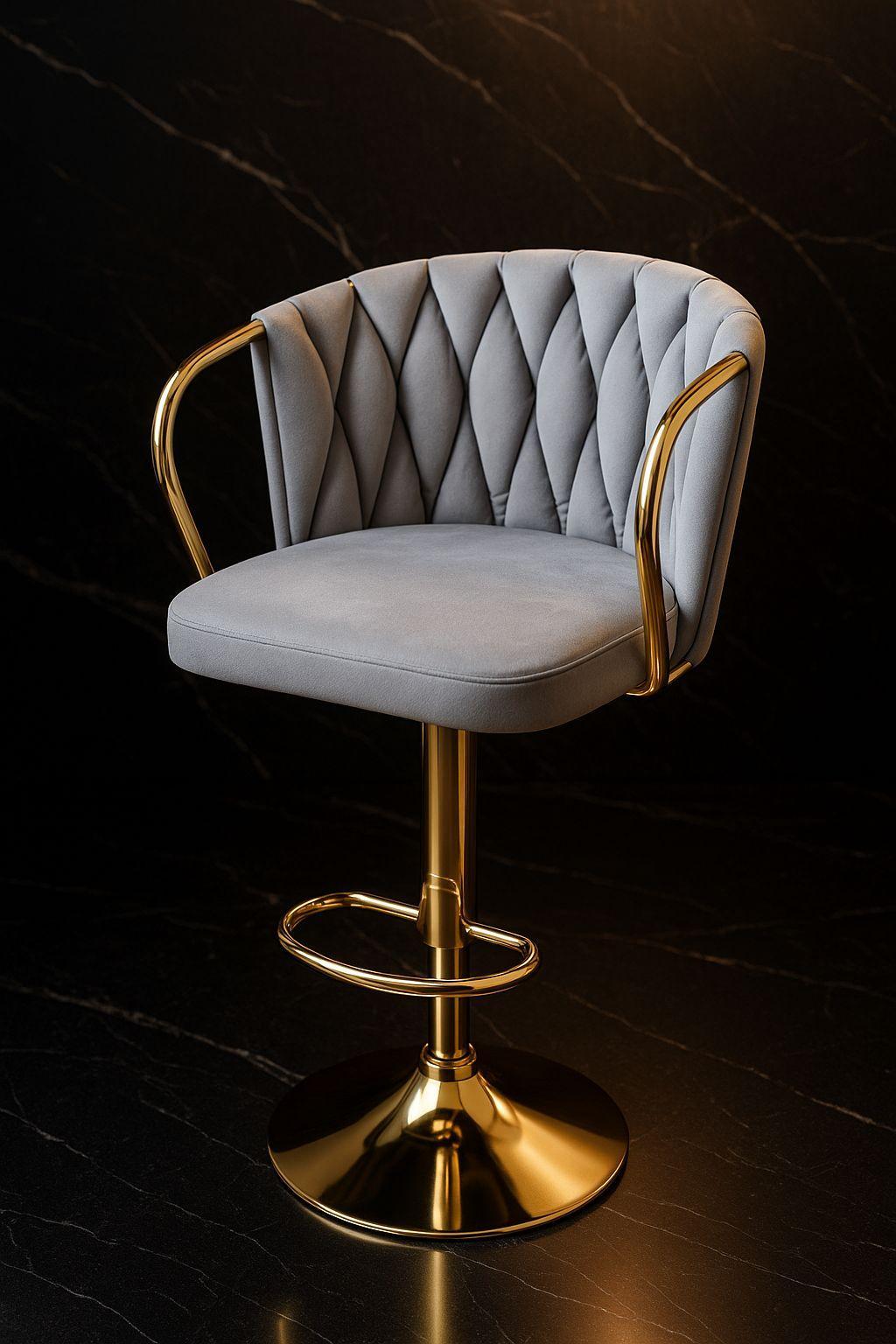  coppia di sgabelli circle grigio chiaro (rotondi) - foto 2