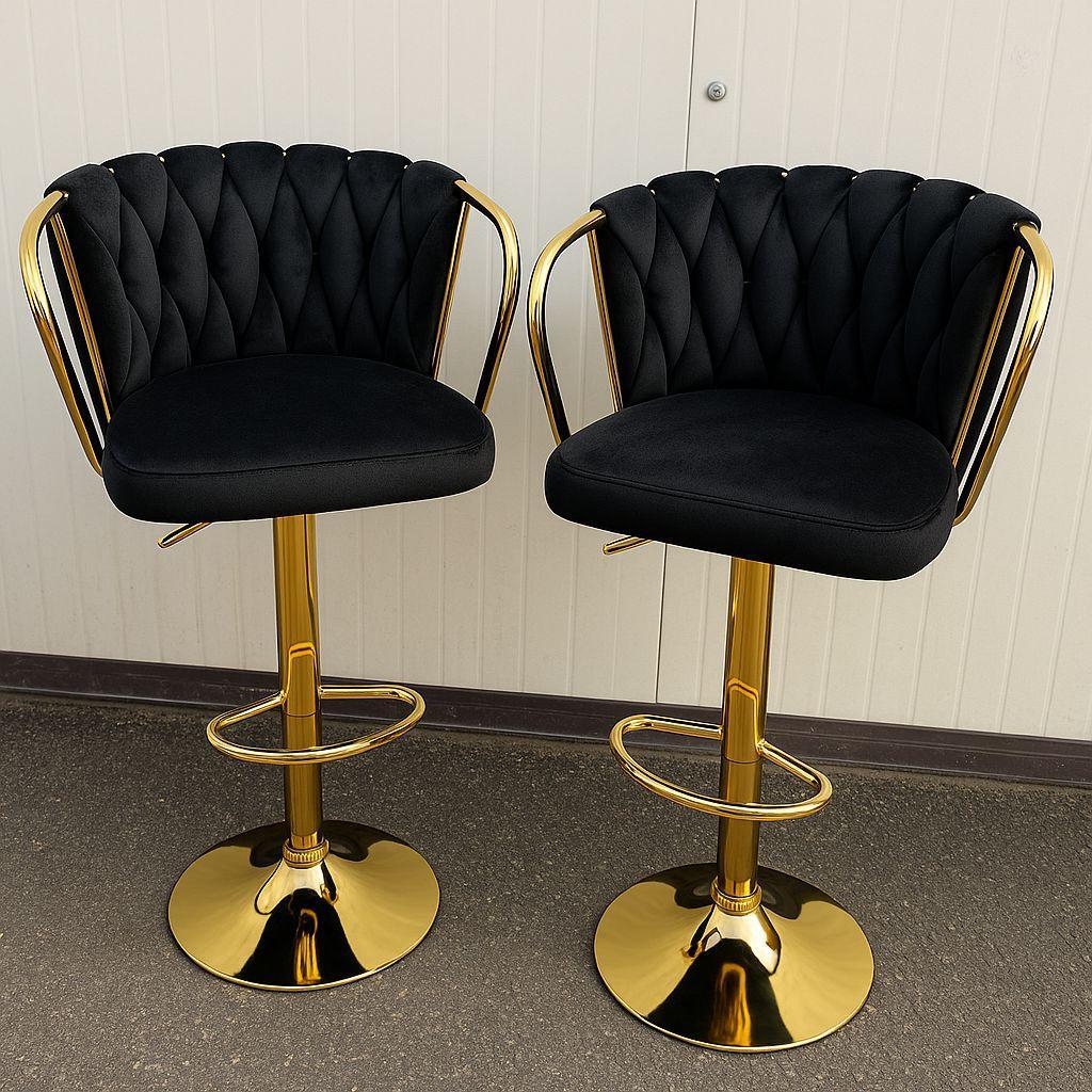  coppia di sgabelli circle neri (rotondi) - foto 1