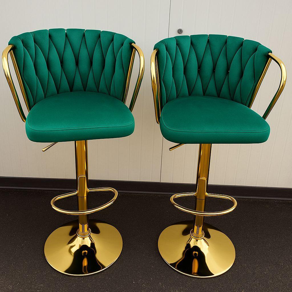  coppia di sgabelli circle verdi (rotondi) - foto 2