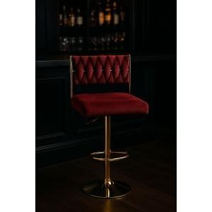 Coppia di sgabelli cube bordeaux  (rettangolari)