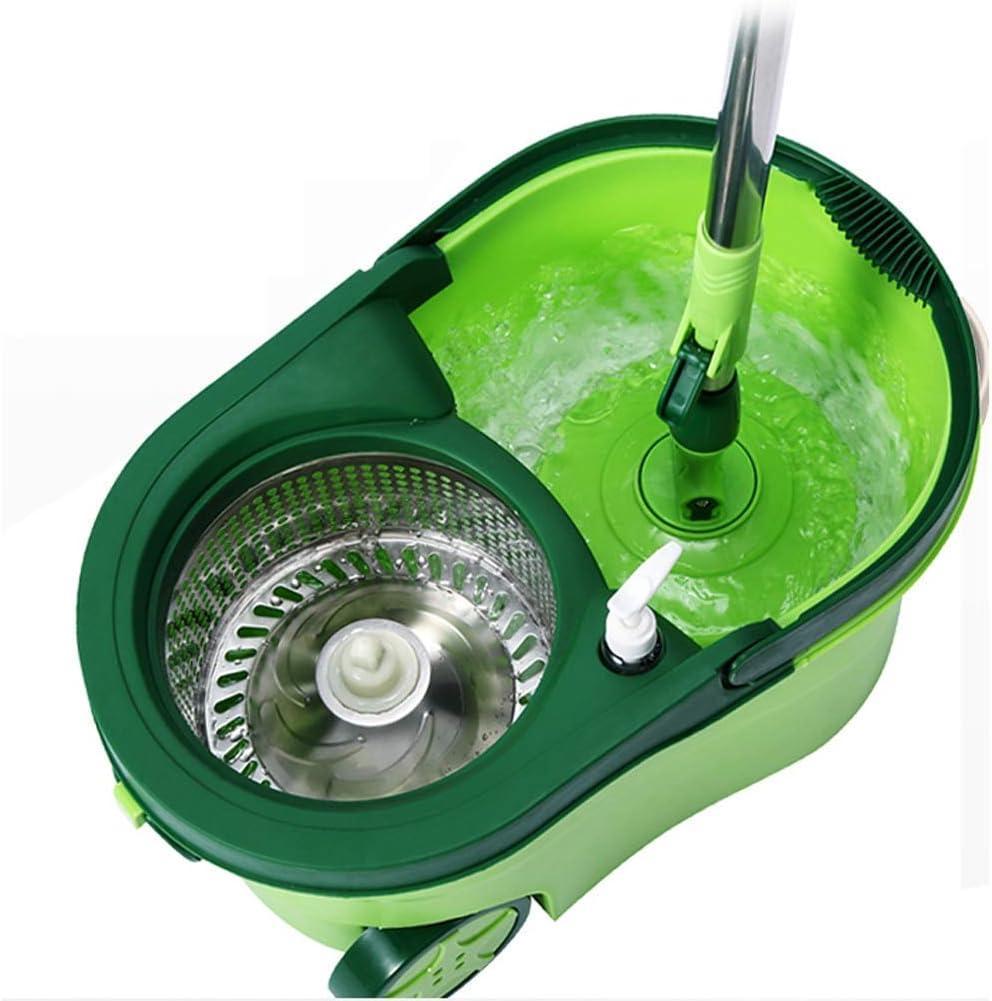  super mop rotante a 360 gradi con secchio su ruote, pulizia veloce e profonda - foto 2