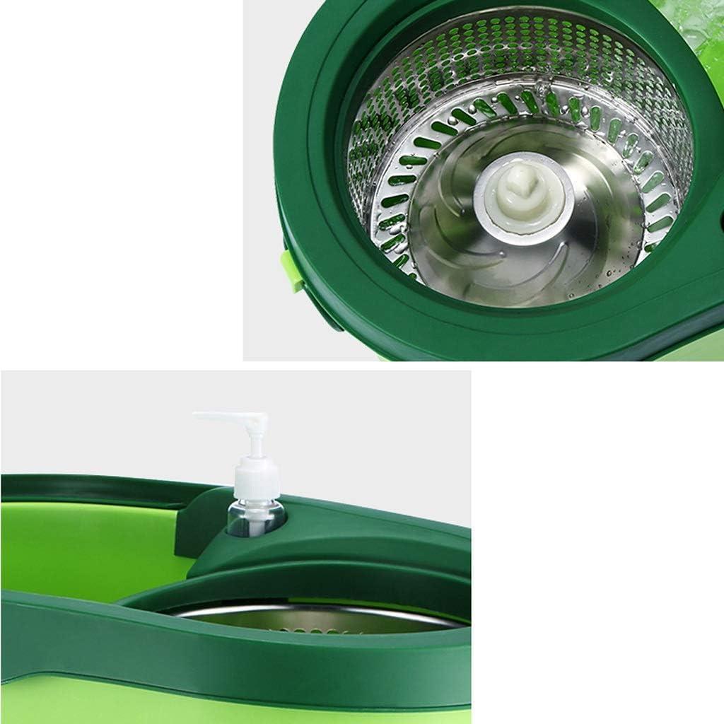  super mop rotante a 360 gradi con secchio su ruote, pulizia veloce e profonda - foto 3