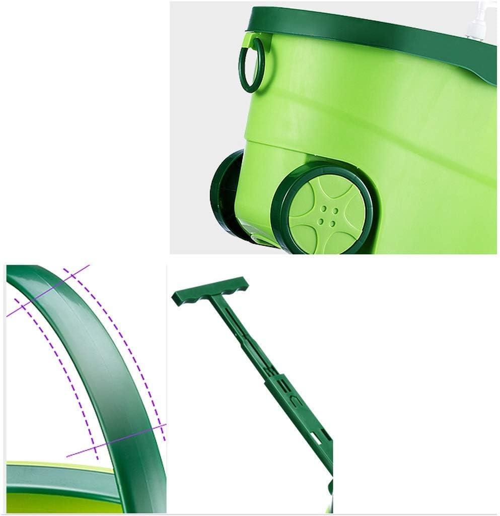  super mop rotante a 360 gradi con secchio su ruote, pulizia veloce e profonda - foto 4