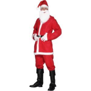 Costume da babbo natale adulto taglia unica kasaviva