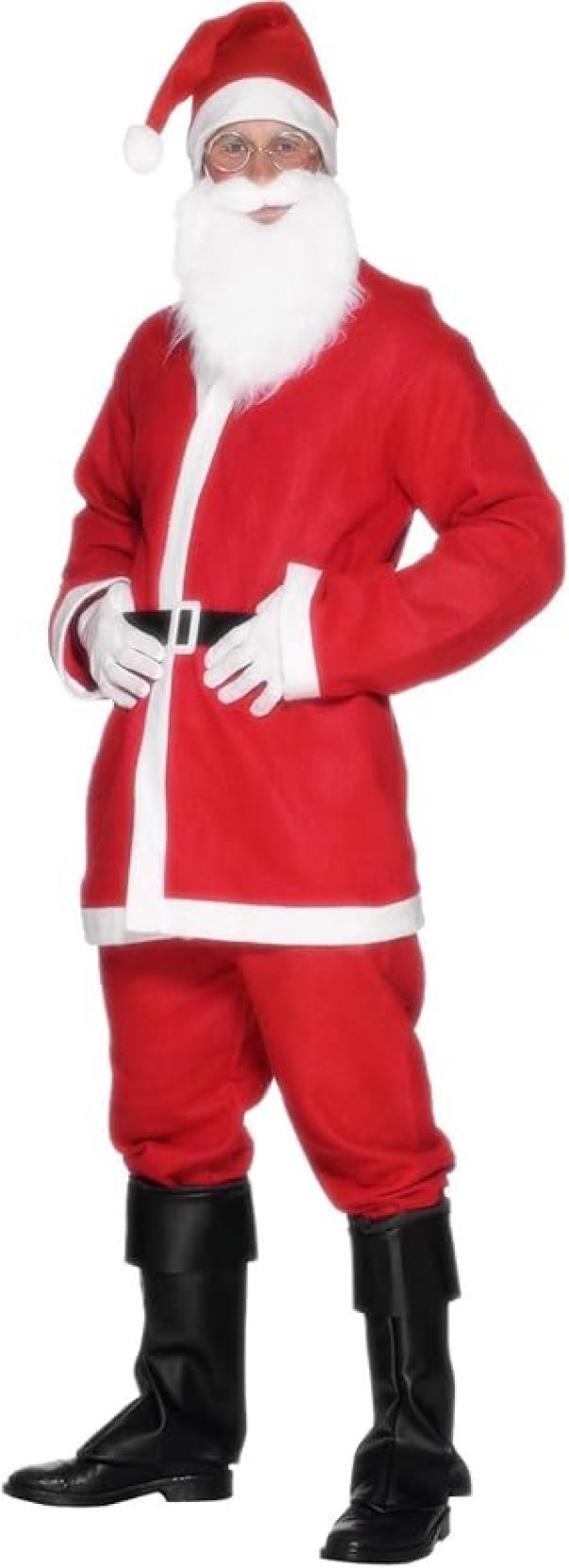 kasaviva costume da babbo natale adulto taglia unica kasaviva - foto 1