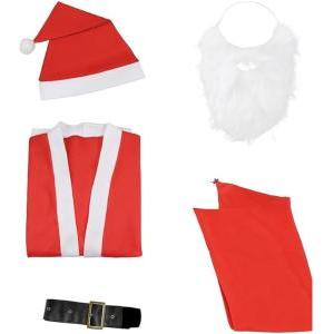 Costume da babbo natale adulto taglia unica