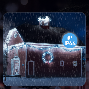 Tenda led bianco ghiaccio 120 led da esterno e interno(6m)