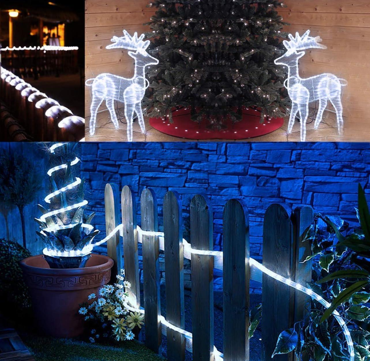 kasaviva tubo led ghiaccio 10 metri , 180 led , da esterno e interno - foto 3