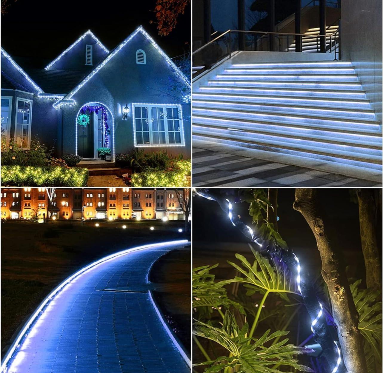 kasaviva tubo led ghiaccio 10 metri , 180 led , da esterno e interno - foto 4