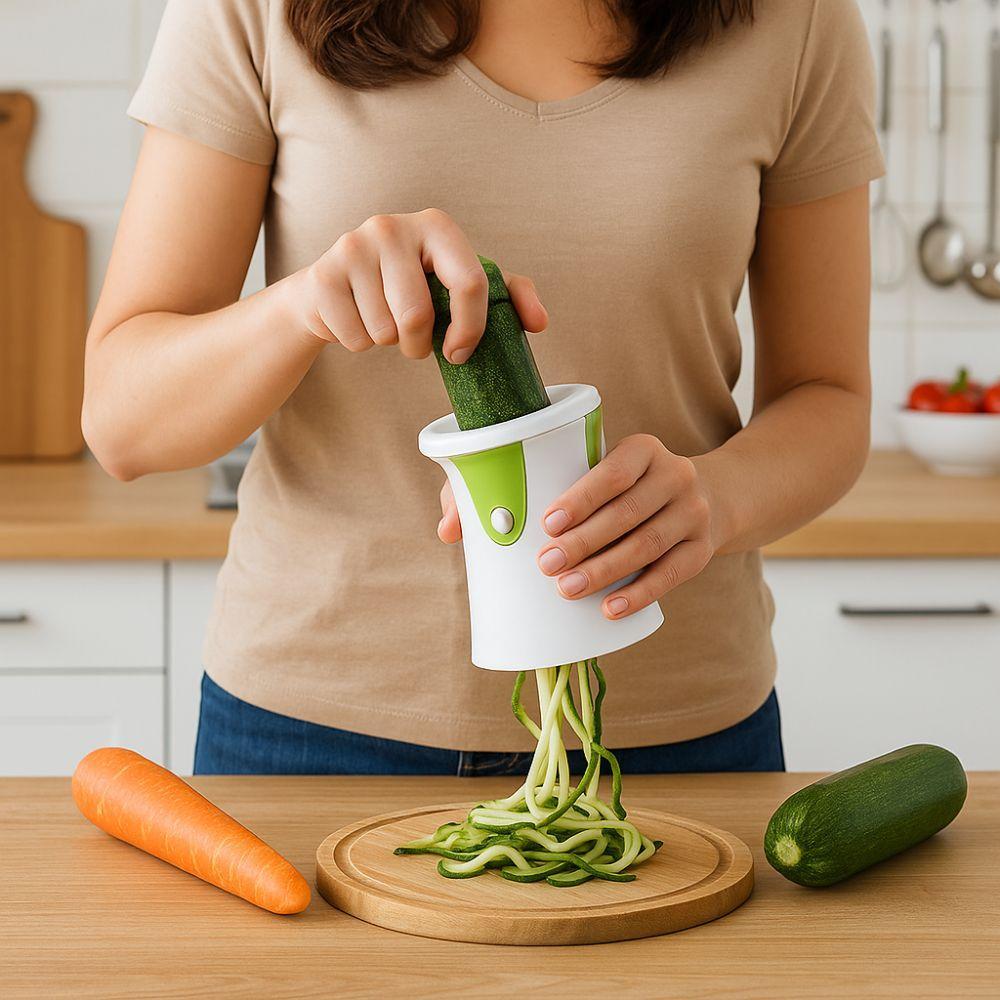  kit di tagliaverdure 3 in 1 - spiralizza tutto - tagliatutto - spaghetti di verdure - foto 4