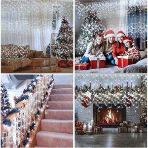 Tenda led bianco ghiaccio 288 led da esterno e interno(7.5m)