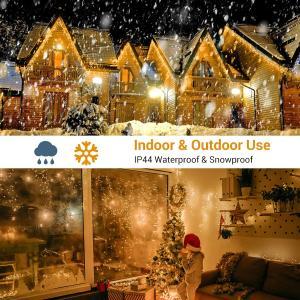 Tenda led bianco caldo 288 led da esterno e interno(7.5m)