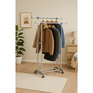 Stand appendiabiti doppio