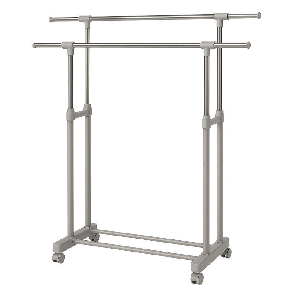  appendiabiti doppio estensibile con ruote bloccabili - foto 5