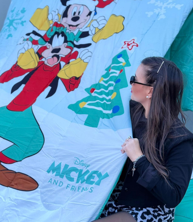 disney trapunta singola disney xmas topolino and friends - foto 1