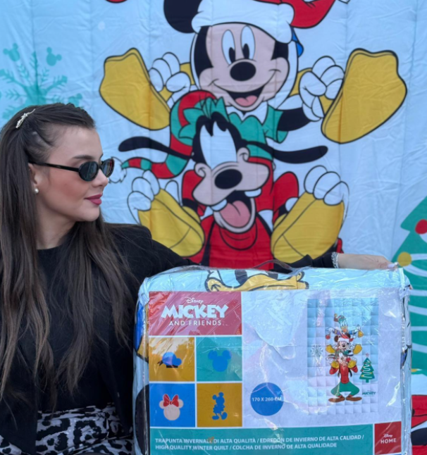 disney trapunta singola disney xmas topolino and friends - foto 6