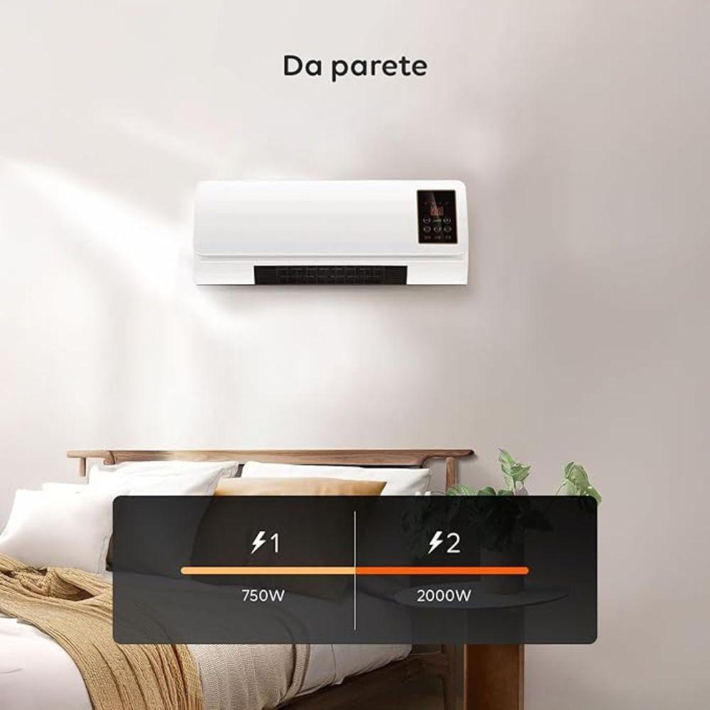  termoventilatore / ventilconvettore da parete con telecomando - foto 2