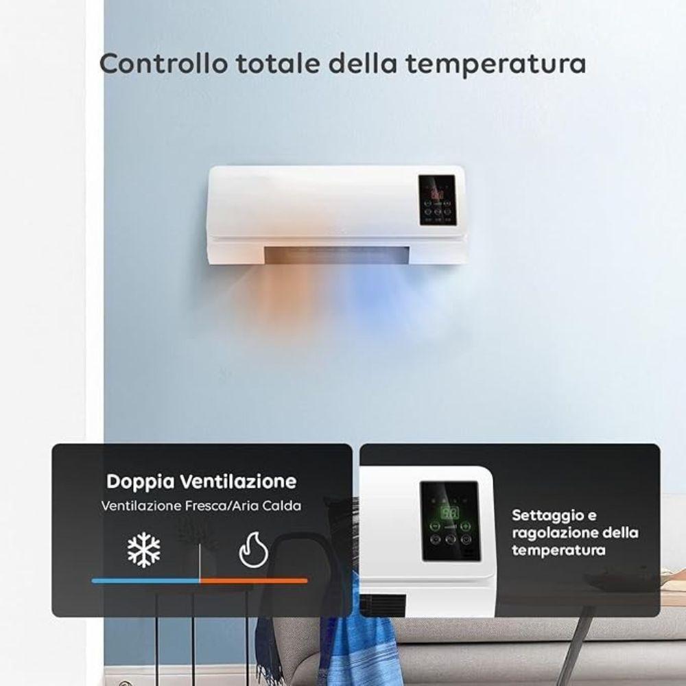  termoventilatore / ventilconvettore da parete con telecomando - foto 3