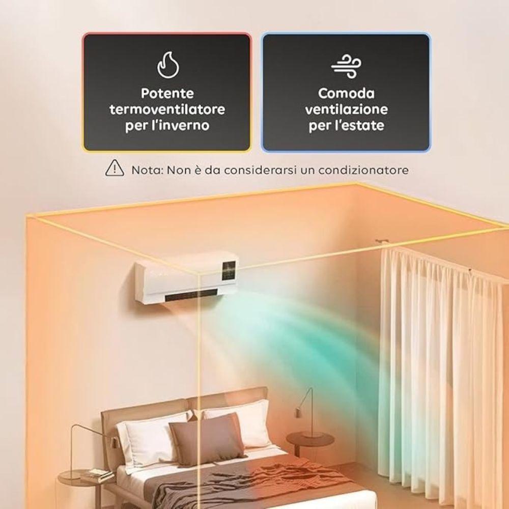  termoventilatore / ventilconvettore da parete con telecomando - foto 4