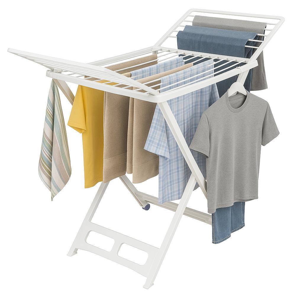  stendino in resina con rotelle 180 x 95 cm e 20m di spazio per stenditura - foto 5