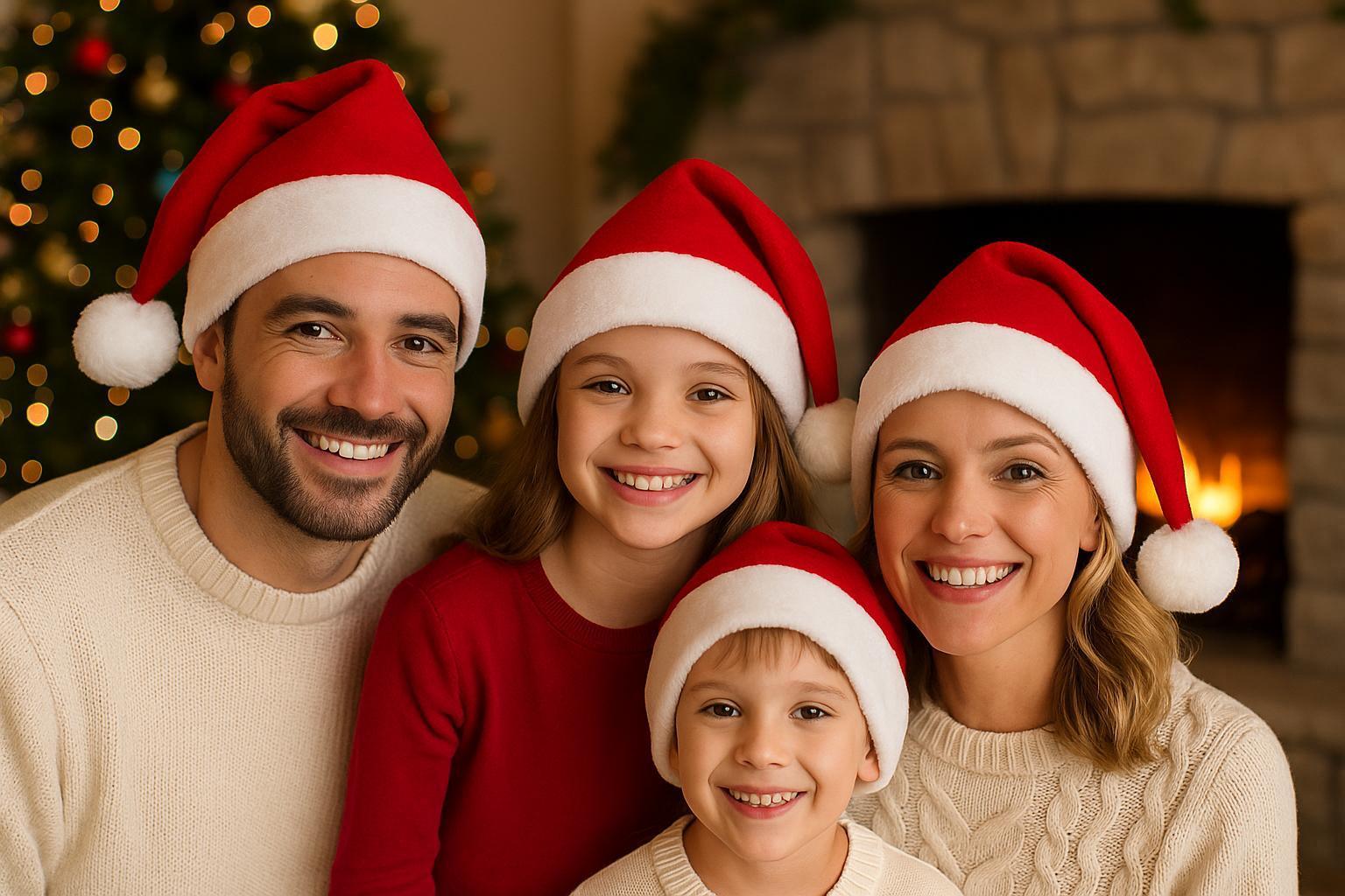 kasaviva cappellino natale taglia unica uomo/donna/bambino - foto 2