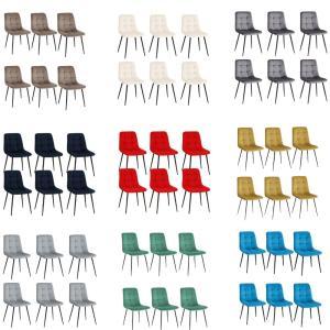 Set da 6 sedie da interno in velluto